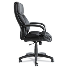 Load image into Gallery viewer, Alera® wholesale. Alera Fraze Executive High-back Swivel-tilt Bonded Leather Chair, Supports Up To 275 Lbs, Black Seat-black Back, Black Base. HSD Wholesale: Janitorial Supplies, Breakroom Supplies, Office Supplies.