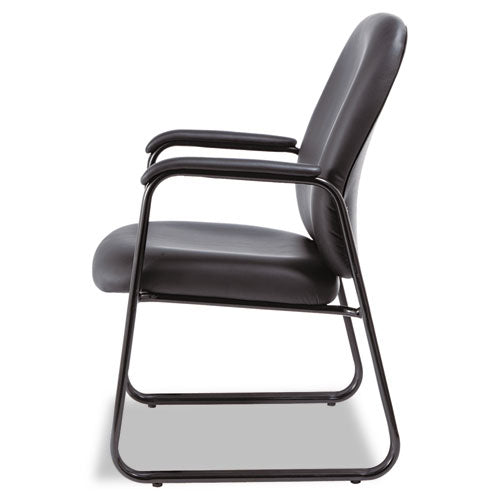 Alera® wholesale. Alera Genaro High-back Guest Chair, 24.60" X 24.80" X 36.61", Black Seat-black Back, Black Base. HSD Wholesale: Janitorial Supplies, Breakroom Supplies, Office Supplies.