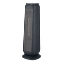 Alera® wholesale. Ceramic Heater Tower With Remote Control, 7.17" X 7.17" X 22.95", Black. HSD Wholesale: Janitorial Supplies, Breakroom Supplies, Office Supplies.