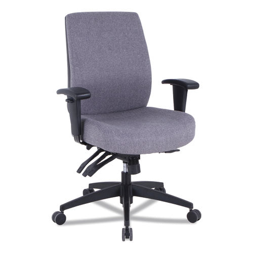 Alera® wholesale. Alera Wrigley Series 24-7 High Performance Mid-back Multifunction Task Chair, Up To 275 Lbs, Gray Seat-back, Black Base. HSD Wholesale: Janitorial Supplies, Breakroom Supplies, Office Supplies.