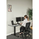 Alera® wholesale. 2-stage Electric Adjustable Table Base, 27.5" To 47.2" High, Black. HSD Wholesale: Janitorial Supplies, Breakroom Supplies, Office Supplies.