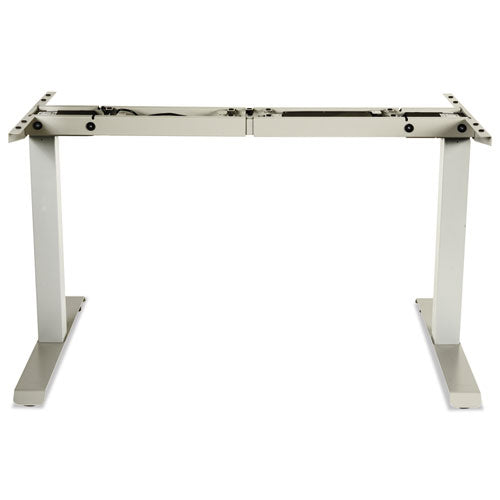 Alera® wholesale. 2-stage Electric Adjustable Table Base, 27.5" To 47.2" High, Gray. HSD Wholesale: Janitorial Supplies, Breakroom Supplies, Office Supplies.