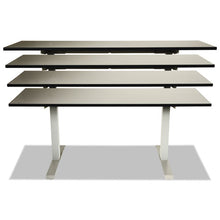 Load image into Gallery viewer, Alera® wholesale. 2-stage Electric Adjustable Table Base, 27.5&quot; To 47.2&quot; High, Gray. HSD Wholesale: Janitorial Supplies, Breakroom Supplies, Office Supplies.