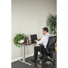 Load image into Gallery viewer, Alera® wholesale. 2-stage Electric Adjustable Table Base, 27.5&quot; To 47.2&quot; High, Gray. HSD Wholesale: Janitorial Supplies, Breakroom Supplies, Office Supplies.