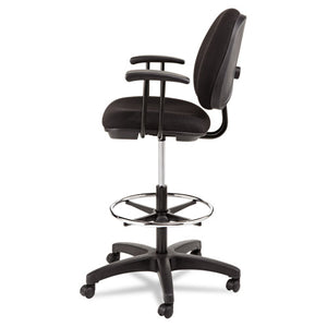 Alera® wholesale. Alera Interval Series Swivel Task Stool, 33.26" Seat Height, Supports Up To 275 Lbs, Black Seat-black Back, Black Base. HSD Wholesale: Janitorial Supplies, Breakroom Supplies, Office Supplies.