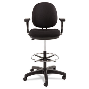 Alera® wholesale. Alera Interval Series Swivel Task Stool, 33.26" Seat Height, Supports Up To 275 Lbs, Black Seat-black Back, Black Base. HSD Wholesale: Janitorial Supplies, Breakroom Supplies, Office Supplies.