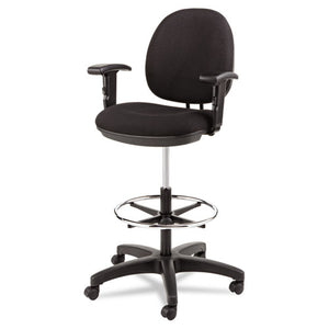 Alera® wholesale. Alera Interval Series Swivel Task Stool, 33.26" Seat Height, Supports Up To 275 Lbs, Black Seat-black Back, Black Base. HSD Wholesale: Janitorial Supplies, Breakroom Supplies, Office Supplies.