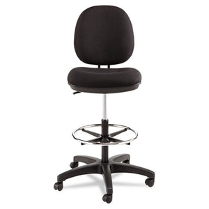 Alera® wholesale. Alera Interval Series Swivel Task Stool, 33.26" Seat Height, Supports Up To 275 Lbs, Black Seat-black Back, Black Base. HSD Wholesale: Janitorial Supplies, Breakroom Supplies, Office Supplies.