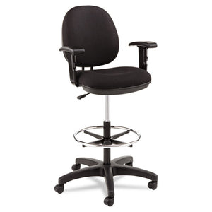 Alera® wholesale. Alera Interval Series Swivel Task Stool, 33.26" Seat Height, Supports Up To 275 Lbs, Black Seat-black Back, Black Base. HSD Wholesale: Janitorial Supplies, Breakroom Supplies, Office Supplies.