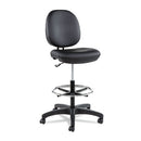 Alera® wholesale. Alera Interval Series Swivel Task Stool, 33.26" Seat Height, Supports Up To 275 Lbs, Black Seat-black Back, Black Base. HSD Wholesale: Janitorial Supplies, Breakroom Supplies, Office Supplies.