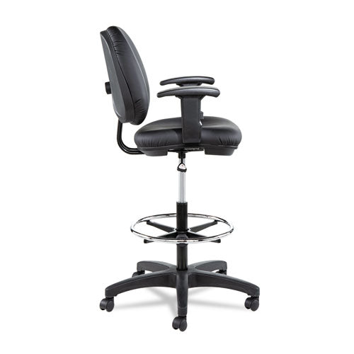 Alera® wholesale. Alera Interval Series Swivel Task Stool, 33.26" Seat Height, Supports Up To 275 Lbs, Black Seat-black Back, Black Base. HSD Wholesale: Janitorial Supplies, Breakroom Supplies, Office Supplies.