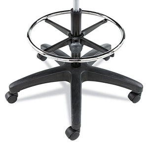 Alera® wholesale. Alera Interval Series Swivel Task Stool, 33.26" Seat Height, Supports Up To 275 Lbs, Black Seat-black Back, Black Base. HSD Wholesale: Janitorial Supplies, Breakroom Supplies, Office Supplies.