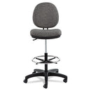 Alera® wholesale. Alera Interval Series Swivel Task Stool, 33.26" Seat Height, Supports Up To 275 Lbs, Graphite Gray Seat-back, Black Base. HSD Wholesale: Janitorial Supplies, Breakroom Supplies, Office Supplies.