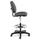 Alera® wholesale. Alera Interval Series Swivel Task Stool, 33.26" Seat Height, Supports Up To 275 Lbs, Graphite Gray Seat-back, Black Base. HSD Wholesale: Janitorial Supplies, Breakroom Supplies, Office Supplies.