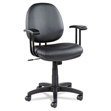 Load image into Gallery viewer, Alera® wholesale. Alera Interval Series Swivel-tilt Bonded Leather Task Chair, Supports Up To 275 Lbs, Black Seat-black Back, Black Base. HSD Wholesale: Janitorial Supplies, Breakroom Supplies, Office Supplies.