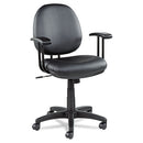 Alera® wholesale. Alera Interval Series Swivel-tilt Bonded Leather Task Chair, Supports Up To 275 Lbs, Black Seat-black Back, Black Base. HSD Wholesale: Janitorial Supplies, Breakroom Supplies, Office Supplies.
