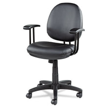 Load image into Gallery viewer, Alera® wholesale. Alera Interval Series Swivel-tilt Bonded Leather Task Chair, Supports Up To 275 Lbs, Black Seat-black Back, Black Base. HSD Wholesale: Janitorial Supplies, Breakroom Supplies, Office Supplies.