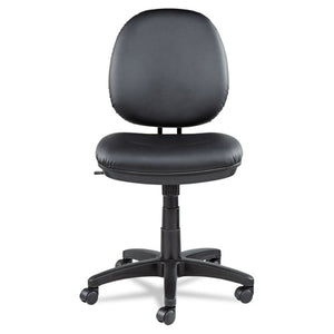 Alera® wholesale. Alera Interval Series Swivel-tilt Bonded Leather Task Chair, Supports Up To 275 Lbs, Black Seat-black Back, Black Base. HSD Wholesale: Janitorial Supplies, Breakroom Supplies, Office Supplies.