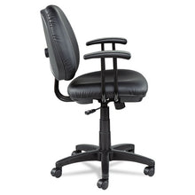 Load image into Gallery viewer, Alera® wholesale. Alera Interval Series Swivel-tilt Bonded Leather Task Chair, Supports Up To 275 Lbs, Black Seat-black Back, Black Base. HSD Wholesale: Janitorial Supplies, Breakroom Supplies, Office Supplies.
