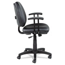 Alera® wholesale. Alera Interval Series Swivel-tilt Bonded Leather Task Chair, Supports Up To 275 Lbs, Black Seat-black Back, Black Base. HSD Wholesale: Janitorial Supplies, Breakroom Supplies, Office Supplies.