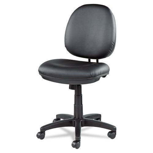 Alera® wholesale. Alera Interval Series Swivel-tilt Bonded Leather Task Chair, Supports Up To 275 Lbs, Black Seat-black Back, Black Base. HSD Wholesale: Janitorial Supplies, Breakroom Supplies, Office Supplies.