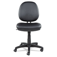 Alera® wholesale. Alera Interval Series Swivel-tilt Bonded Leather Task Chair, Supports Up To 275 Lbs, Black Seat-black Back, Black Base. HSD Wholesale: Janitorial Supplies, Breakroom Supplies, Office Supplies.