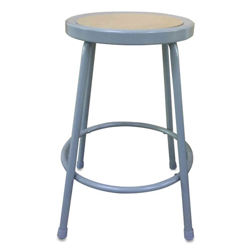 Alera® wholesale. Industrial Metal Shop Stool, 24