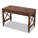 Alera® wholesale. Sit-to-stand Table Desk, 47.25" X 23.63" X 29.5" To 43.75", Modern Walnut. HSD Wholesale: Janitorial Supplies, Breakroom Supplies, Office Supplies.