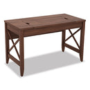 Alera® wholesale. Sit-to-stand Table Desk, 47.25" X 23.63" X 29.5" To 43.75", Modern Walnut. HSD Wholesale: Janitorial Supplies, Breakroom Supplies, Office Supplies.