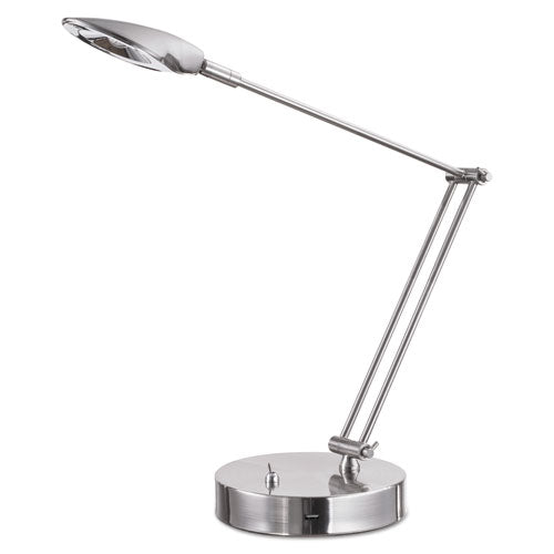 Alera® wholesale. Adjustable Led Task Lamp With Usb Port, 11"w X 6.25"d X 26"h, Brushed Nickel. HSD Wholesale: Janitorial Supplies, Breakroom Supplies, Office Supplies.