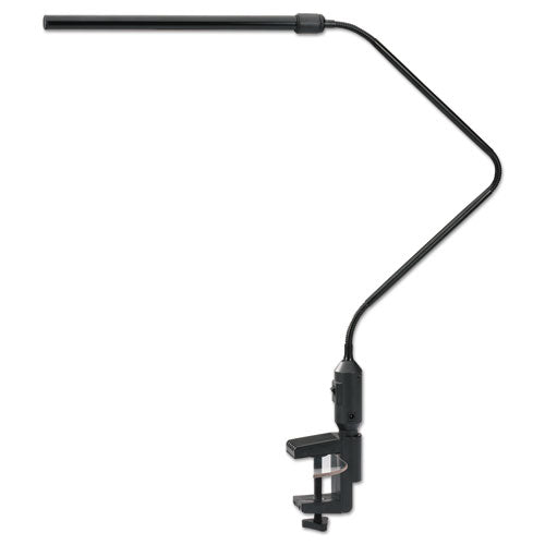 Alera® wholesale. Led Desk Lamp With Interchangeable Base Or Clamp, 5.13"w X 21.75"d X 21.75"h, Black. HSD Wholesale: Janitorial Supplies, Breakroom Supplies, Office Supplies.