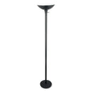 Alera® wholesale. Torchier Floor Lamp, 12.5"w X 12.5"d X 72"h, Matte Black. HSD Wholesale: Janitorial Supplies, Breakroom Supplies, Office Supplies.
