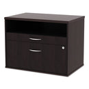 Alera® wholesale. Alera Open Office Series Low File Cabient Credenza, 29.5w X 19.13d X 22.88h, Espresso. HSD Wholesale: Janitorial Supplies, Breakroom Supplies, Office Supplies.