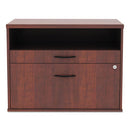 Alera® wholesale. Alera Open Office Series Low File Cabient Credenza, 29.5w X 19.13d X 22.88h, Medium Cherry. HSD Wholesale: Janitorial Supplies, Breakroom Supplies, Office Supplies.