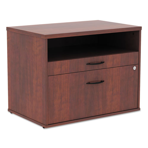 Alera® wholesale. Alera Open Office Series Low File Cabient Credenza, 29.5w X 19.13d X 22.88h, Medium Cherry. HSD Wholesale: Janitorial Supplies, Breakroom Supplies, Office Supplies.