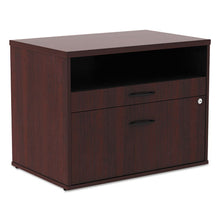 Load image into Gallery viewer, Alera® wholesale. Alera Open Office Series Low File Cabient Credenza, 29.5w X 19.13d X 22.88h, Mahogany. HSD Wholesale: Janitorial Supplies, Breakroom Supplies, Office Supplies.