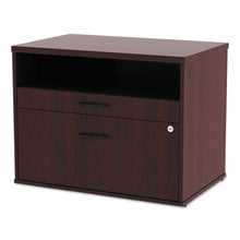 Load image into Gallery viewer, Alera® wholesale. Alera Open Office Series Low File Cabient Credenza, 29.5w X 19.13d X 22.88h, Mahogany. HSD Wholesale: Janitorial Supplies, Breakroom Supplies, Office Supplies.