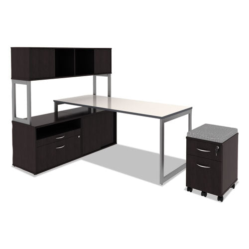 Alera® wholesale. Alera Open Office Low Storage Cab Cred, 29 1-2w X 19 1-8d X 22 7-8h, Espresso. HSD Wholesale: Janitorial Supplies, Breakroom Supplies, Office Supplies.