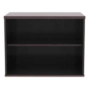 Alera® wholesale. Alera Open Office Low Storage Cab Cred, 29 1-2w X 19 1-8d X 22 7-8h, Espresso. HSD Wholesale: Janitorial Supplies, Breakroom Supplies, Office Supplies.
