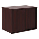 Alera® wholesale. Alera Open Office Low Storage Cab Cred, 29 1-2w X 19 1-8d X 22 7-8h, Mahogany. HSD Wholesale: Janitorial Supplies, Breakroom Supplies, Office Supplies.
