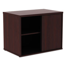 Load image into Gallery viewer, Alera® wholesale. Alera Open Office Low Storage Cab Cred, 29 1-2w X 19 1-8d X 22 7-8h, Mahogany. HSD Wholesale: Janitorial Supplies, Breakroom Supplies, Office Supplies.