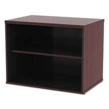 Load image into Gallery viewer, Alera® wholesale. Alera Open Office Low Storage Cab Cred, 29 1-2w X 19 1-8d X 22 7-8h, Mahogany. HSD Wholesale: Janitorial Supplies, Breakroom Supplies, Office Supplies.