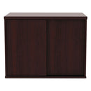 Alera® wholesale. Alera Open Office Low Storage Cab Cred, 29 1-2w X 19 1-8d X 22 7-8h, Mahogany. HSD Wholesale: Janitorial Supplies, Breakroom Supplies, Office Supplies.