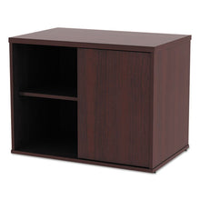 Load image into Gallery viewer, Alera® wholesale. Alera Open Office Low Storage Cab Cred, 29 1-2w X 19 1-8d X 22 7-8h, Mahogany. HSD Wholesale: Janitorial Supplies, Breakroom Supplies, Office Supplies.