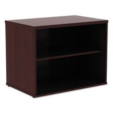 Load image into Gallery viewer, Alera® wholesale. Alera Open Office Low Storage Cab Cred, 29 1-2w X 19 1-8d X 22 7-8h, Mahogany. HSD Wholesale: Janitorial Supplies, Breakroom Supplies, Office Supplies.
