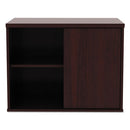 Alera® wholesale. Alera Open Office Low Storage Cab Cred, 29 1-2w X 19 1-8d X 22 7-8h, Mahogany. HSD Wholesale: Janitorial Supplies, Breakroom Supplies, Office Supplies.