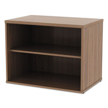 Load image into Gallery viewer, Alera® wholesale. Alera Open Office Low Storage Cabinet Credenza, 29 1-2 X 19 1-8x 22 7-8, Walnut. HSD Wholesale: Janitorial Supplies, Breakroom Supplies, Office Supplies.