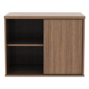 Alera® wholesale. Alera Open Office Low Storage Cabinet Credenza, 29 1-2 X 19 1-8x 22 7-8, Walnut. HSD Wholesale: Janitorial Supplies, Breakroom Supplies, Office Supplies.