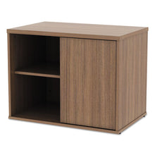 Load image into Gallery viewer, Alera® wholesale. Alera Open Office Low Storage Cabinet Credenza, 29 1-2 X 19 1-8x 22 7-8, Walnut. HSD Wholesale: Janitorial Supplies, Breakroom Supplies, Office Supplies.