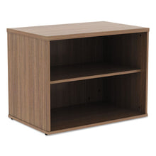 Load image into Gallery viewer, Alera® wholesale. Alera Open Office Low Storage Cabinet Credenza, 29 1-2 X 19 1-8x 22 7-8, Walnut. HSD Wholesale: Janitorial Supplies, Breakroom Supplies, Office Supplies.